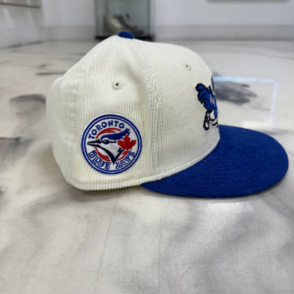 Blue Jays Corduroy Fitted Hat Cream/Blue