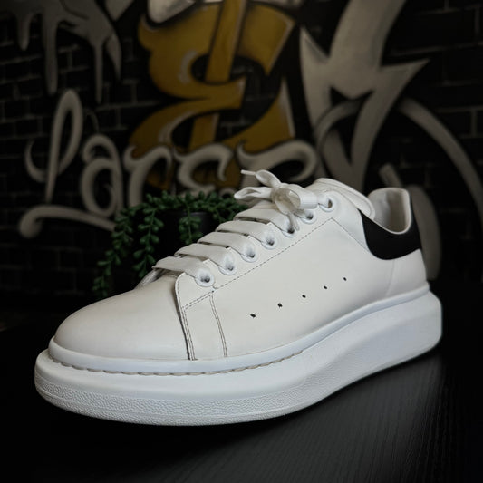 Alexander McQueen Oversized Sneaker Black Heel