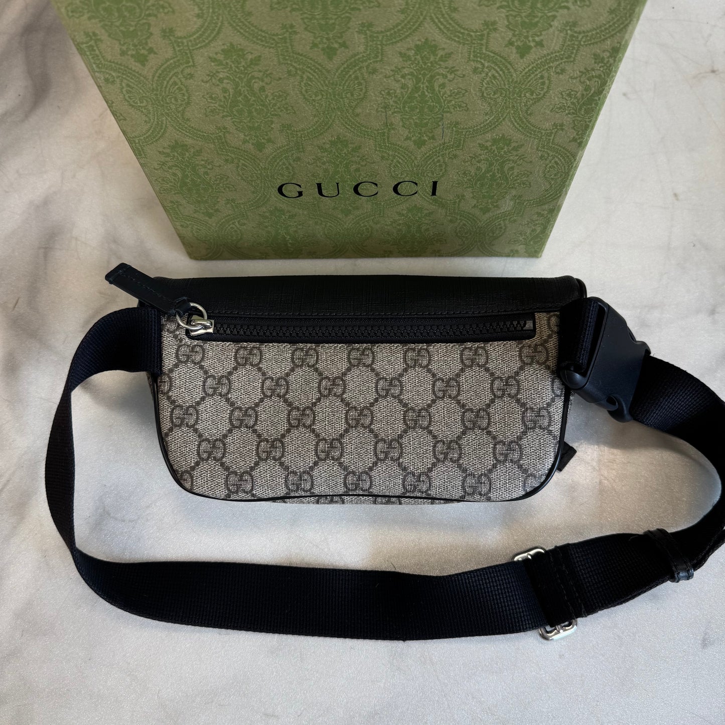 Gucci Monogram Belt Bag Tan