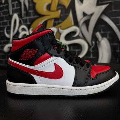 Jordan 1 Mid Fire Red