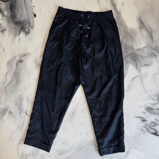 Balmain Monogram Lounge Pants Black