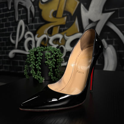 Louboutin Kate 120mm Black Shiny