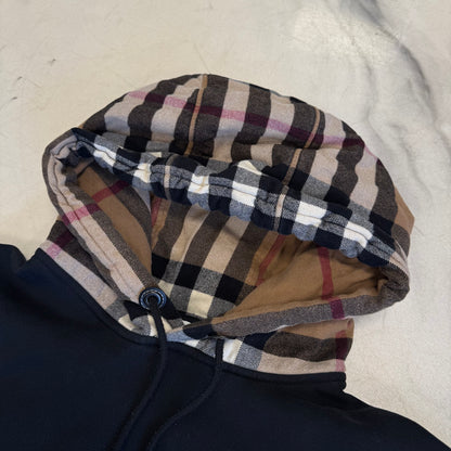 Burberry Checked Hood Hoodie