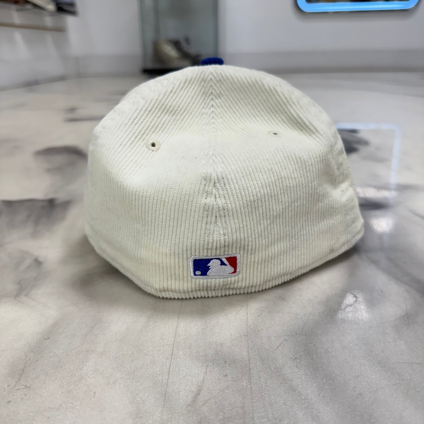 Blue Jays Corduroy Fitted Hat Cream/Blue