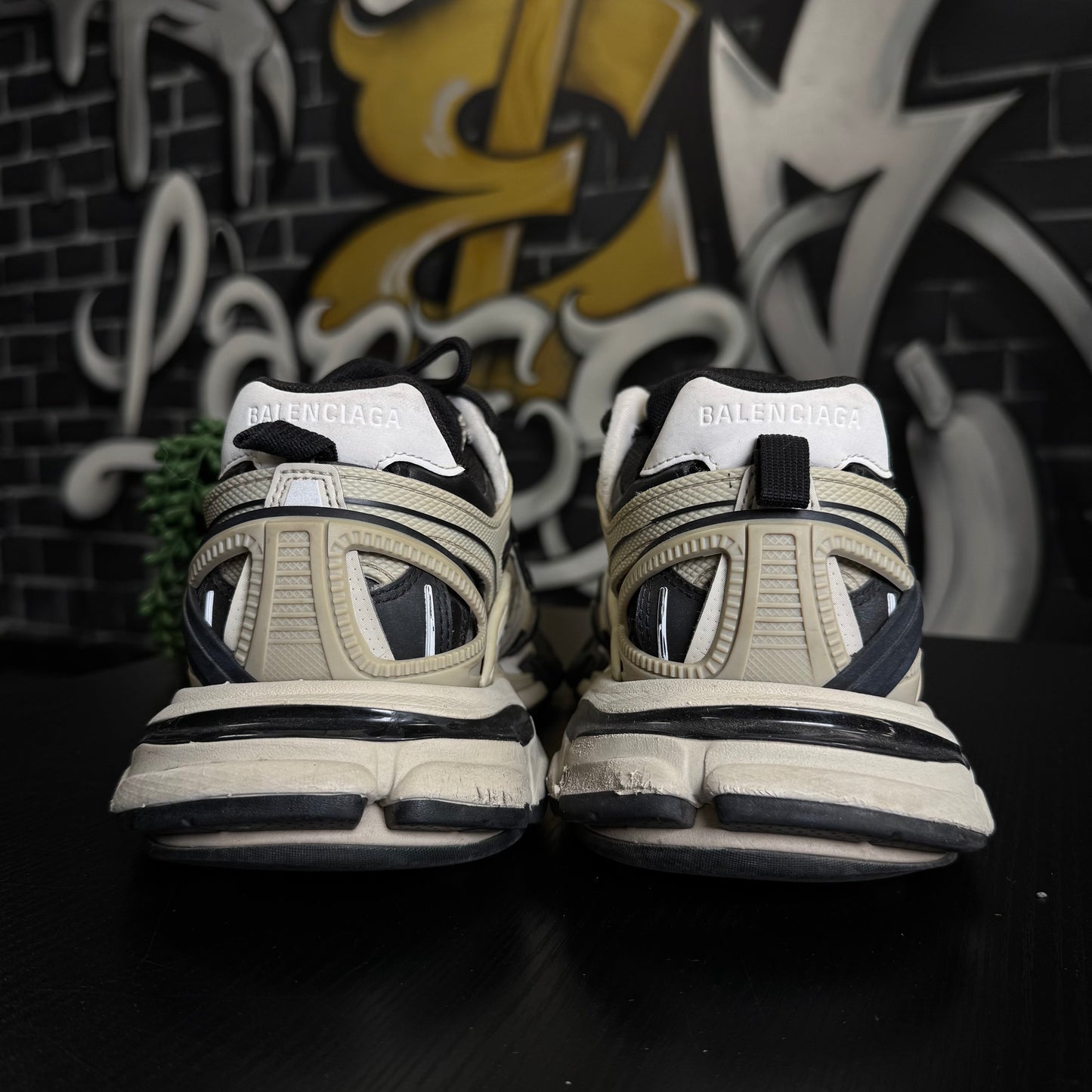 Balenciaga Track2 Beige Black