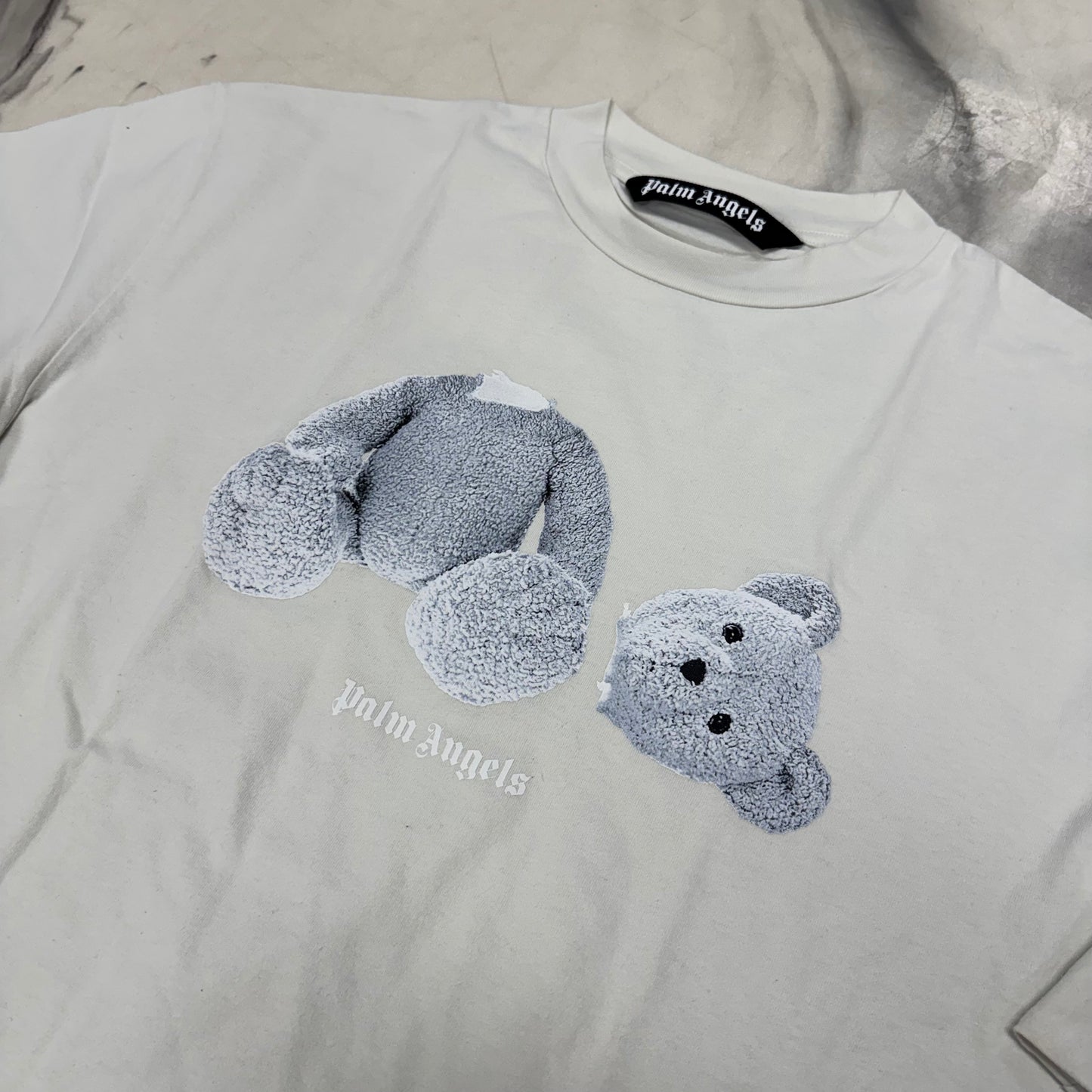Palm Angels Kill The Bear Tee Cream