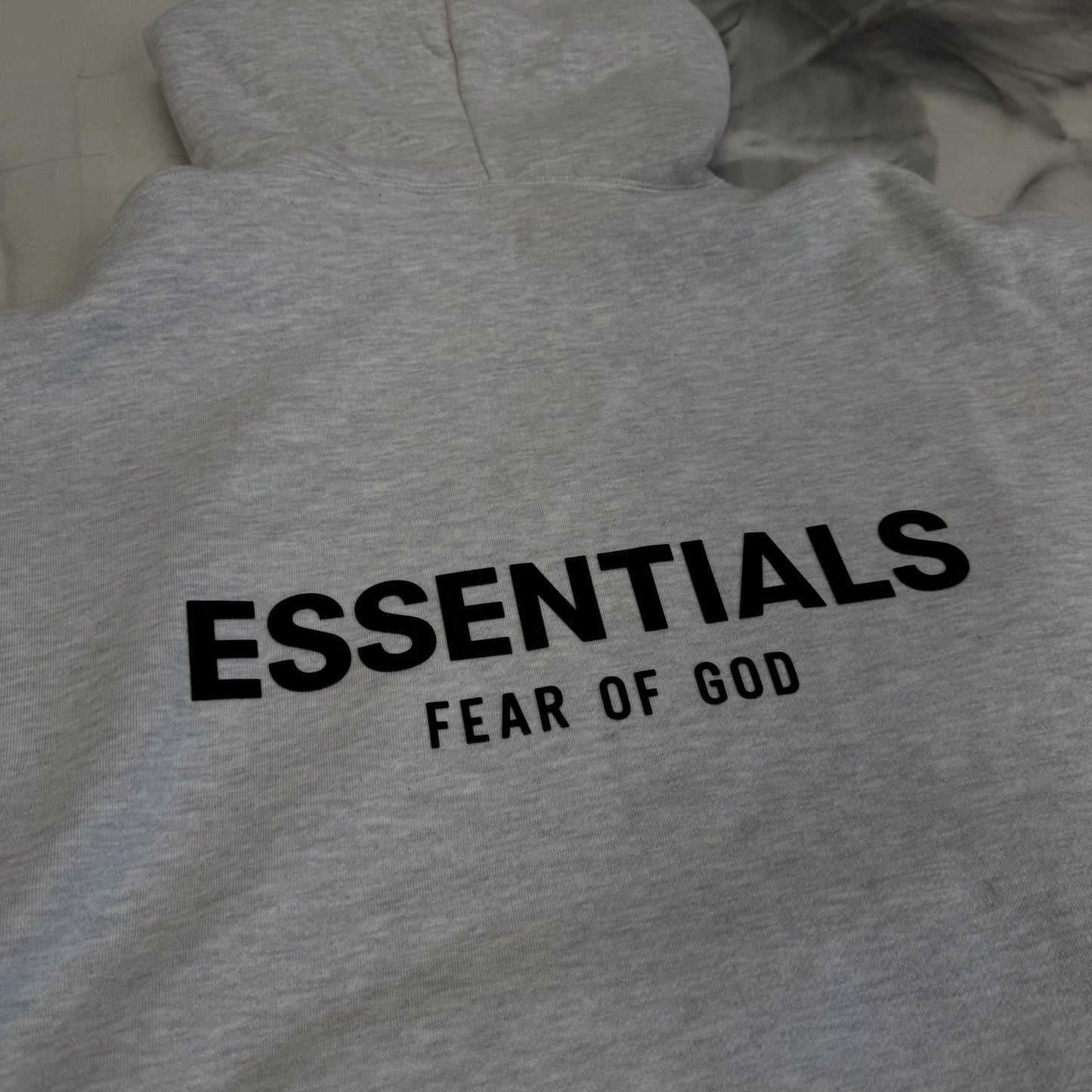 Essentials Light Oatmeal Hoodie
