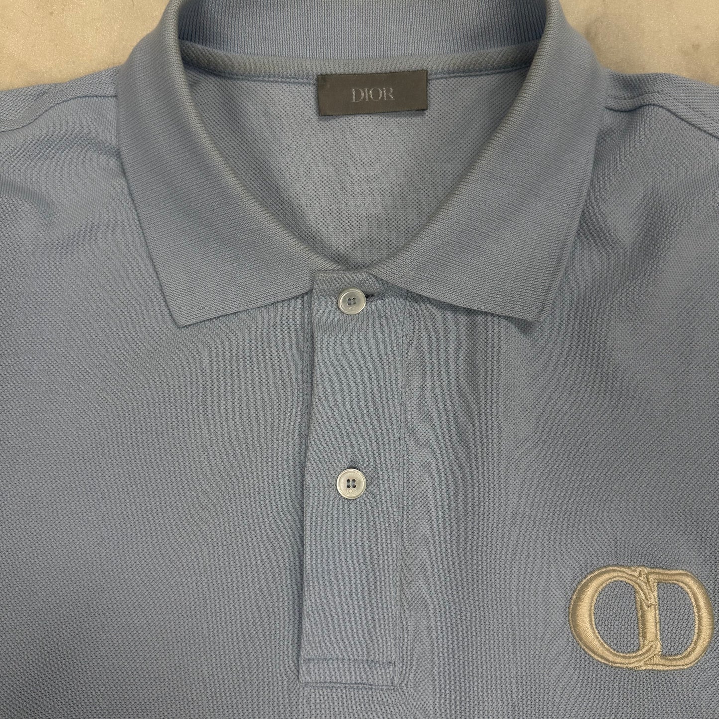 Dior "CD" Baby Blue Polo