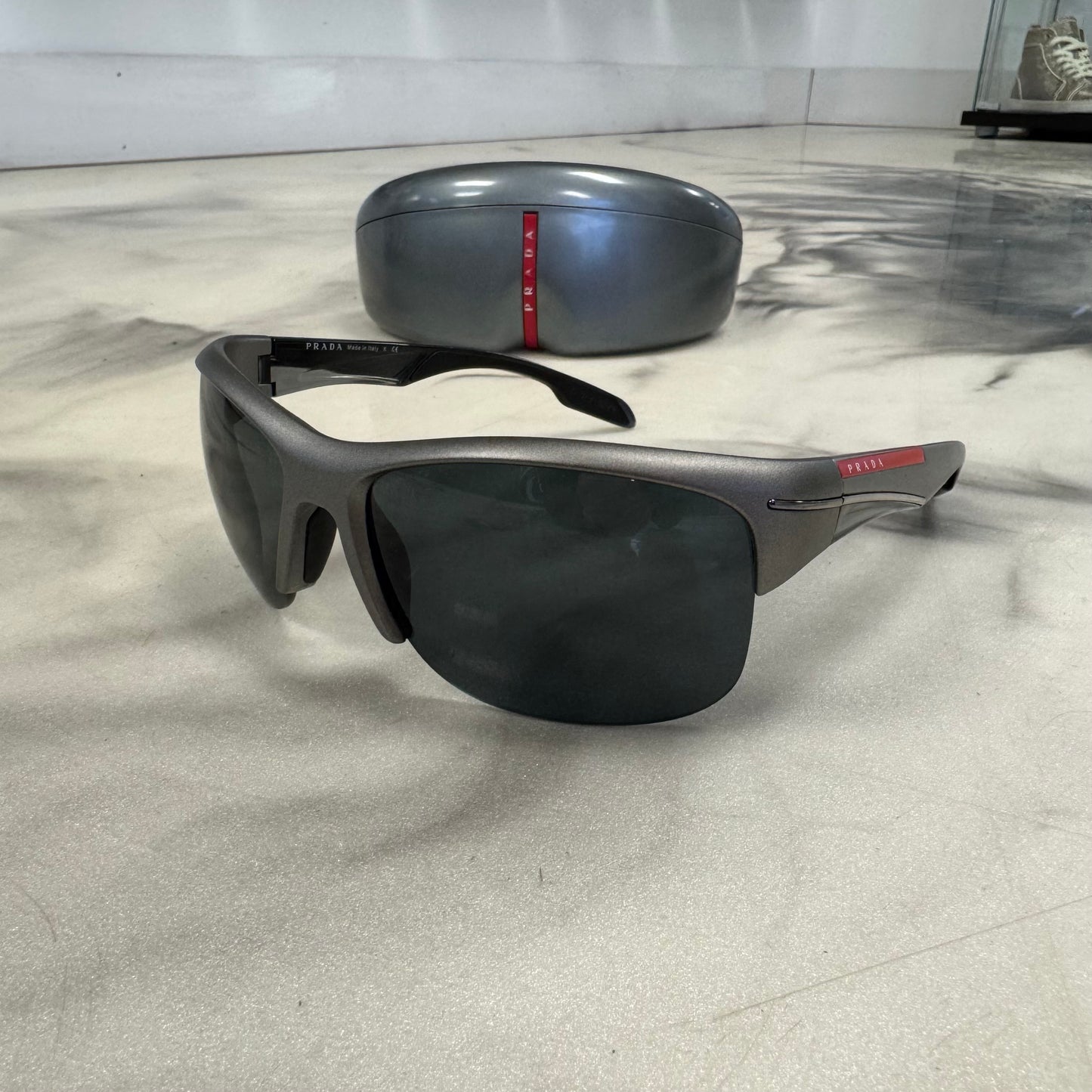 Prada Linea Rossa Sport Sunglasses Grey