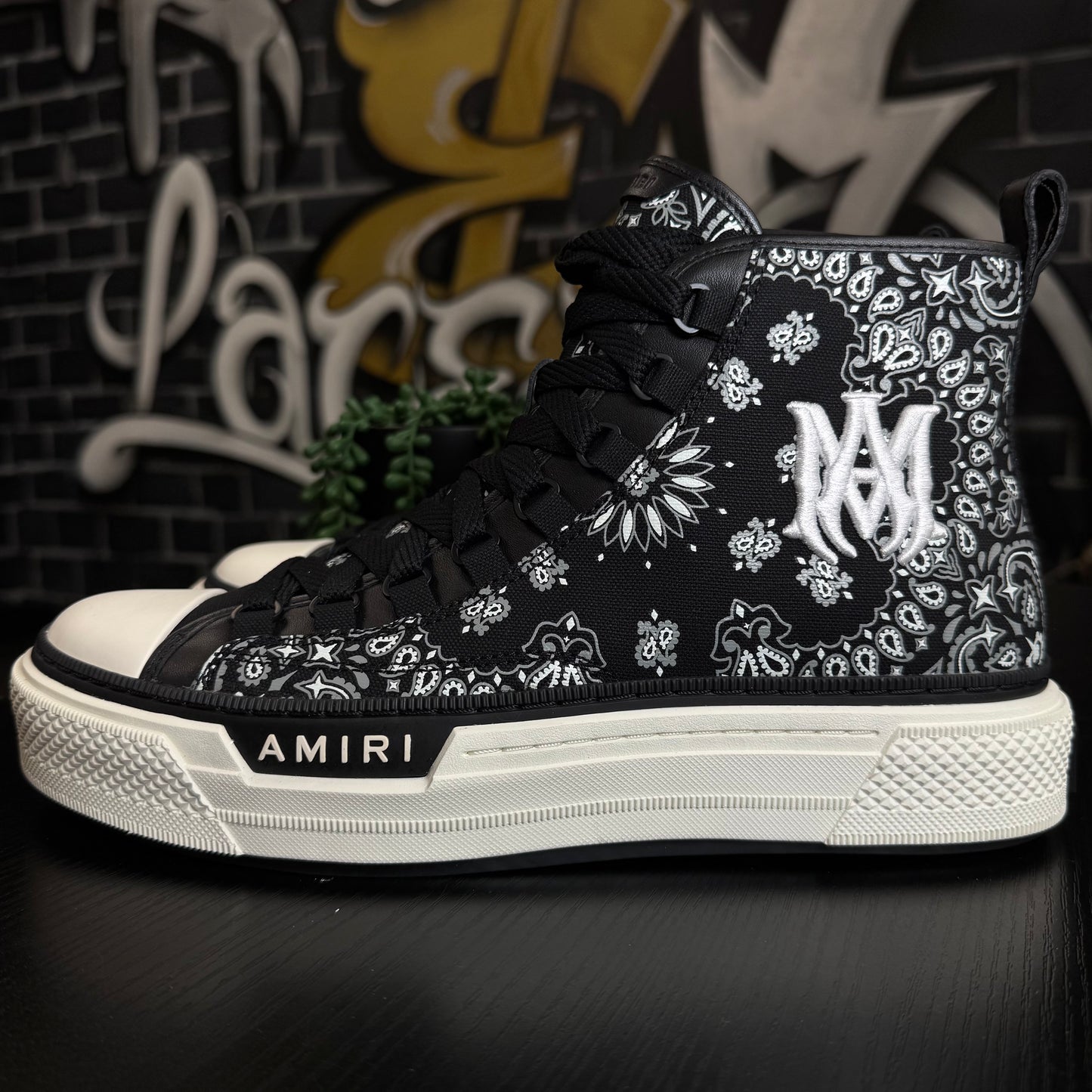 Amiri MA Logo Court High Bandana Black