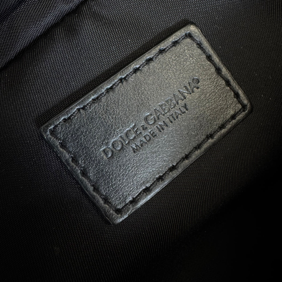Dolce & Gabbana Nylon Belt Bag Black