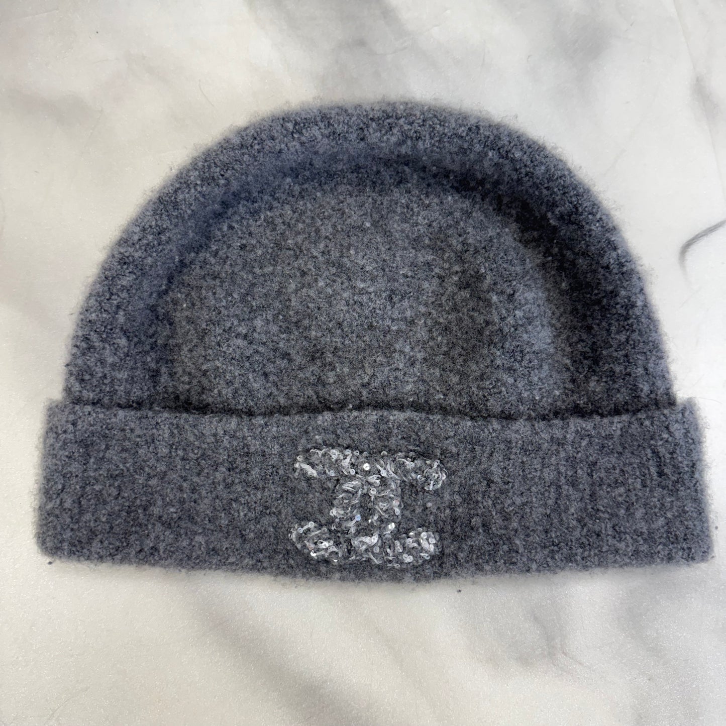 Chanel Cashmere Beanie Grey