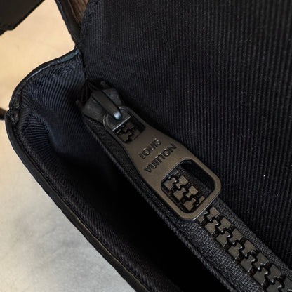 Louis Vuitton Embossed Belt Bag Black