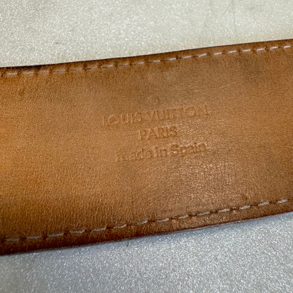 Louis Vuitton Damier Belt White/Gold