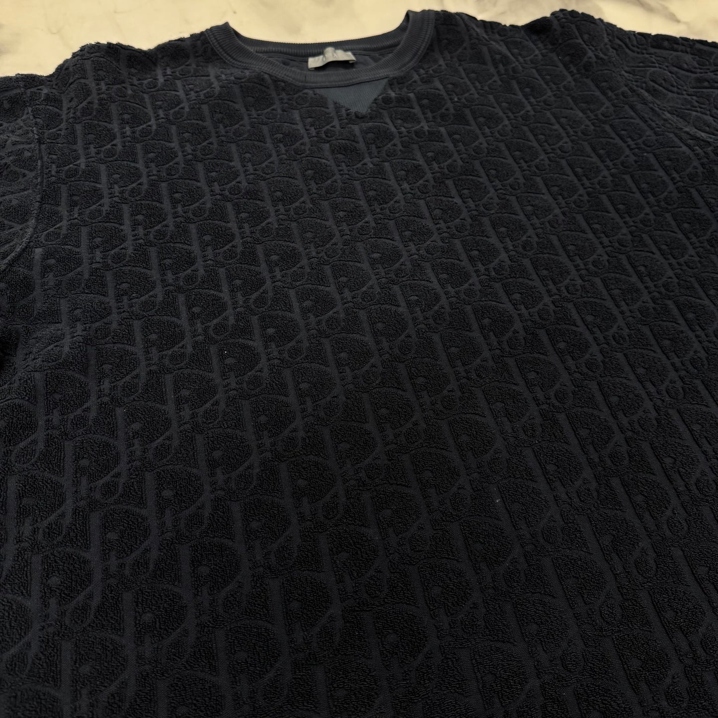 Dior Towel Tee Dark Navy