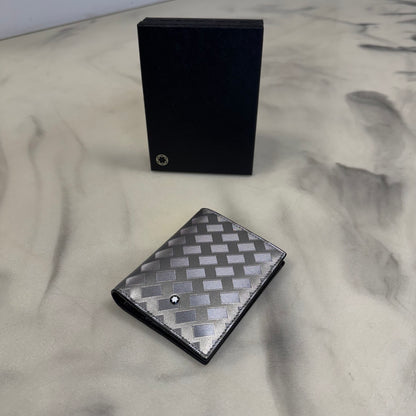 Montblanc Silver Leather Wallet