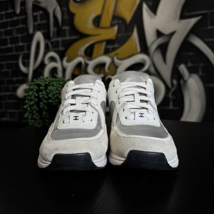 Chanel Trainer White Orange