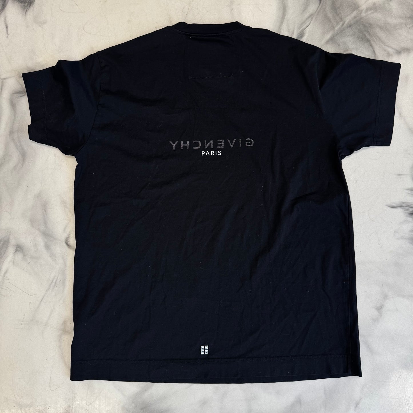 Givenchy Front & Back Logo Tee Black
