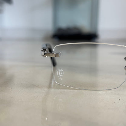 Cartier C Decor Acetate Black Glasses