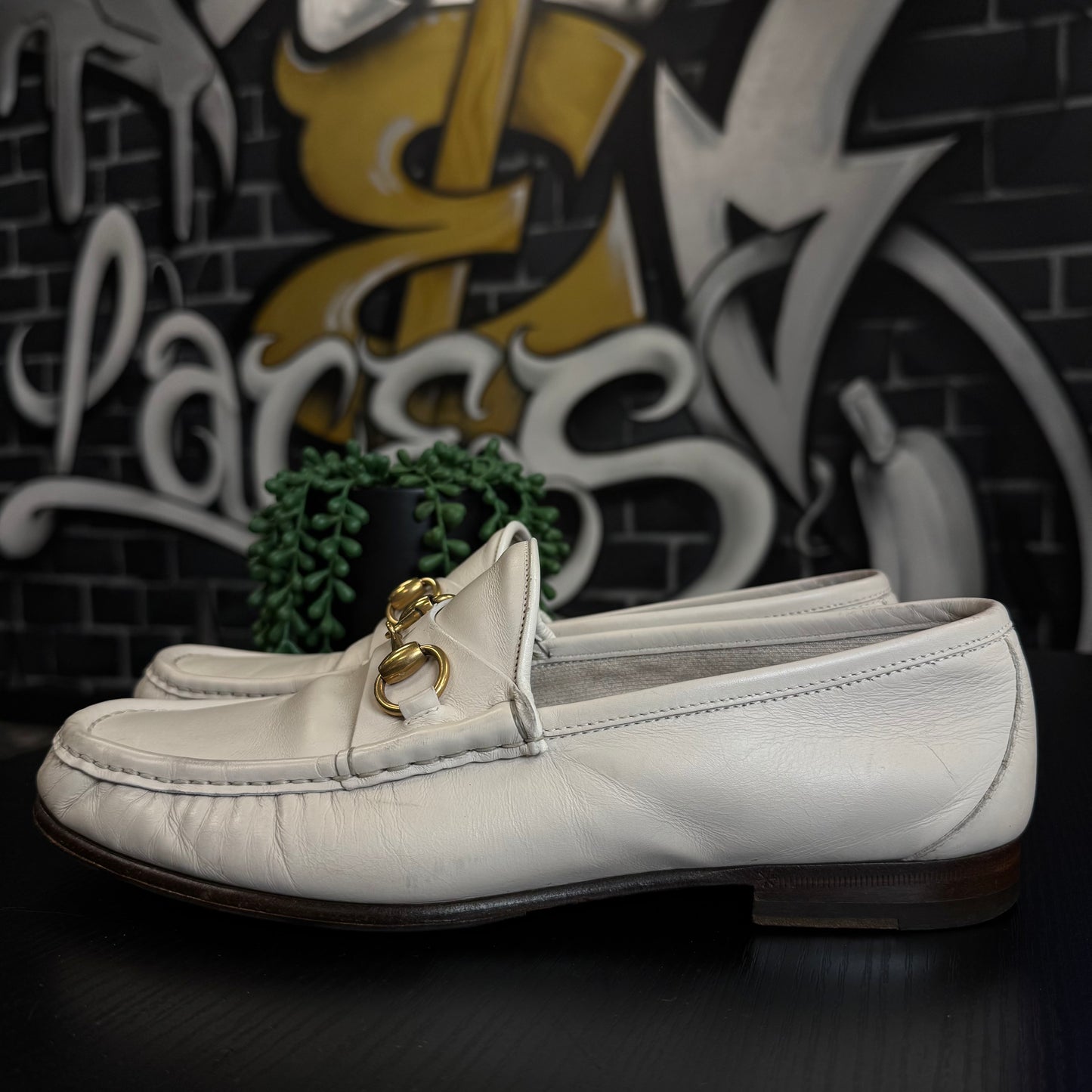 Gucci Loafers Cream/Brown