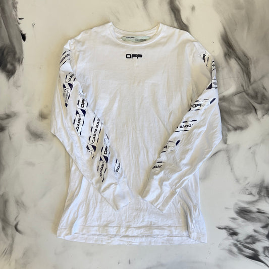 Off White Cabin Baggage Longsleeve White