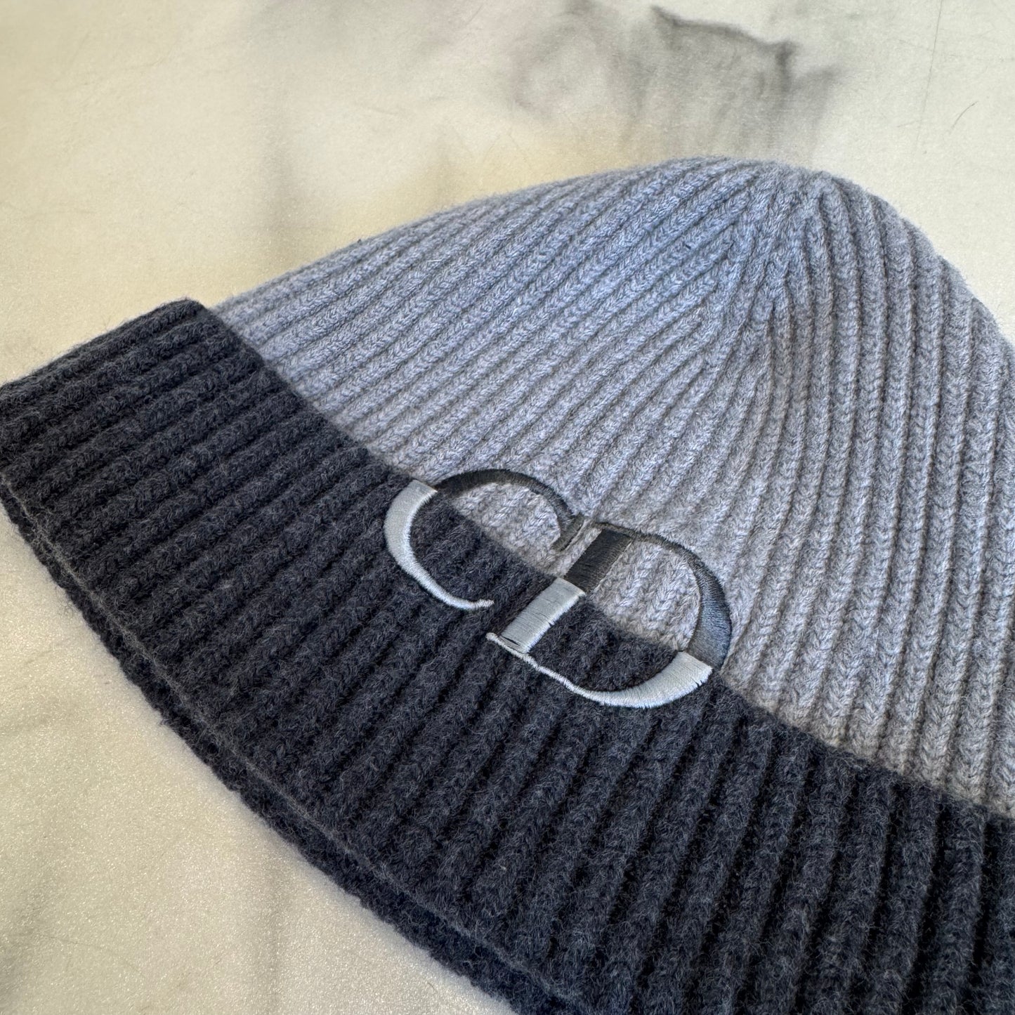 Dior CD Beanie Grey