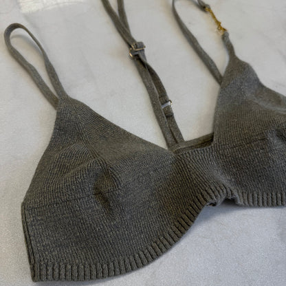 Jacquemus Le Bandeau Sierra Bralette Khaki