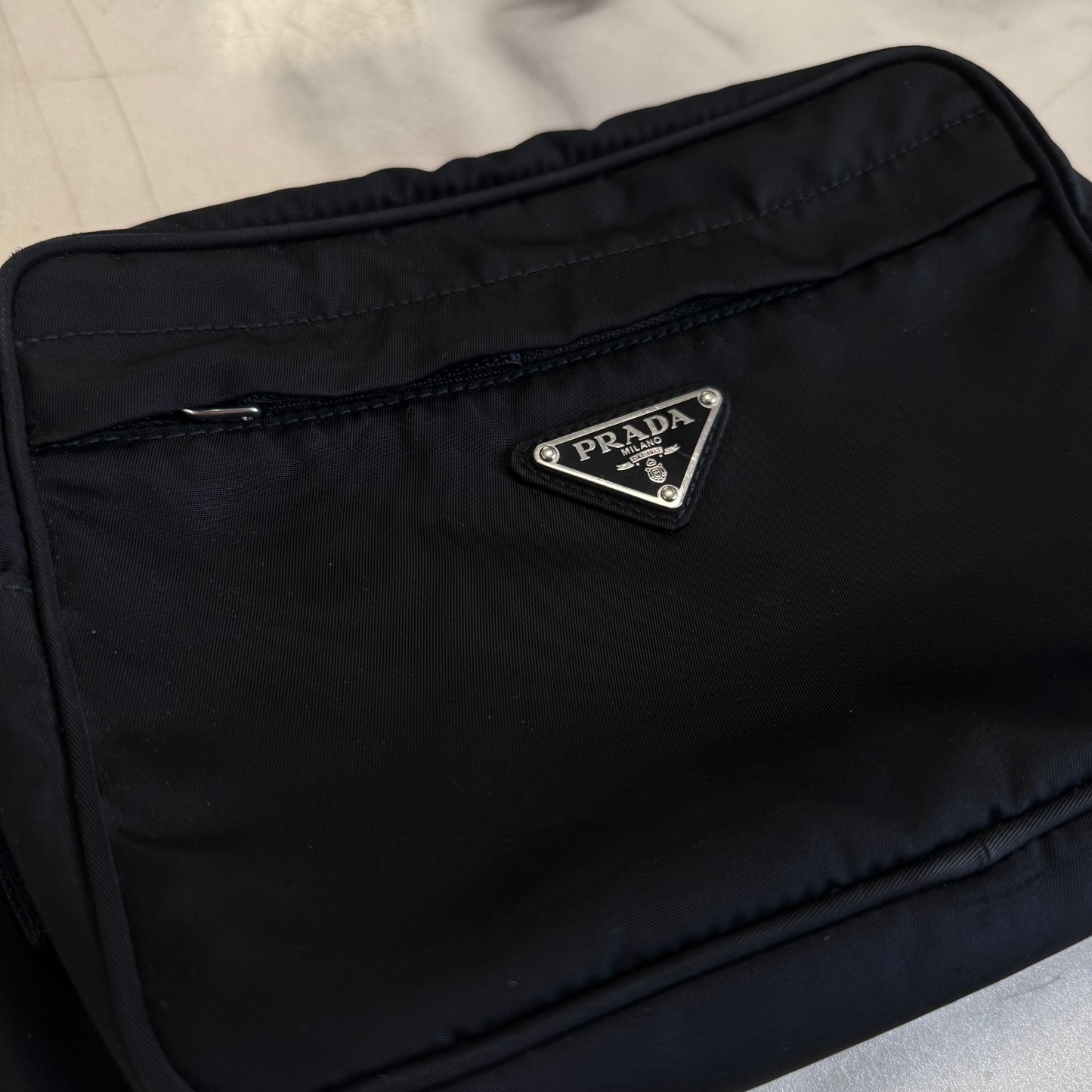 Prada Re-Nylon Tessuto Belt Bag Black