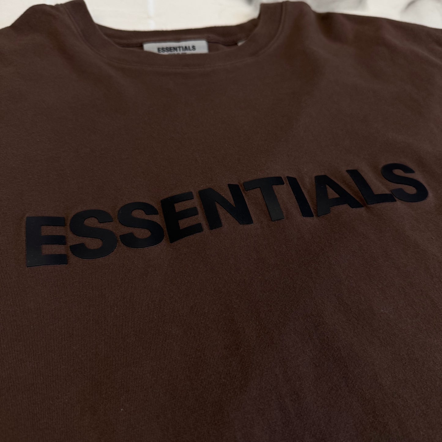 Essentials Brown Applique Tee