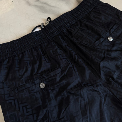 Balmain Monogram Lounge Pants Black