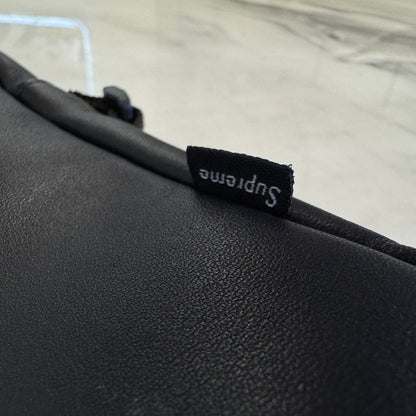 Supreme Leather Shoulder Pouch Black