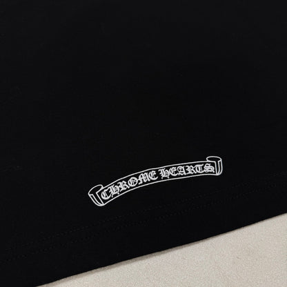 Chrome Hearts Neck Logo Tee Black