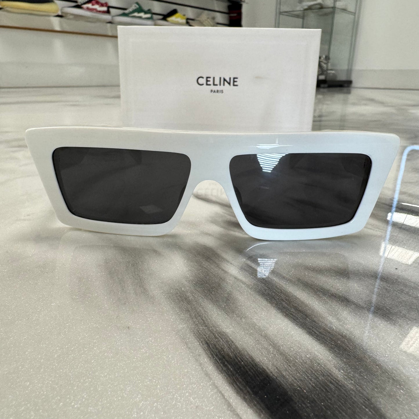 Celine Sunglasses White