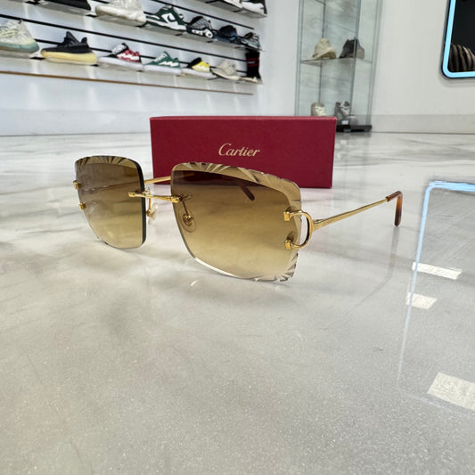 Cartier Big Cs Diamond Cut Glasses