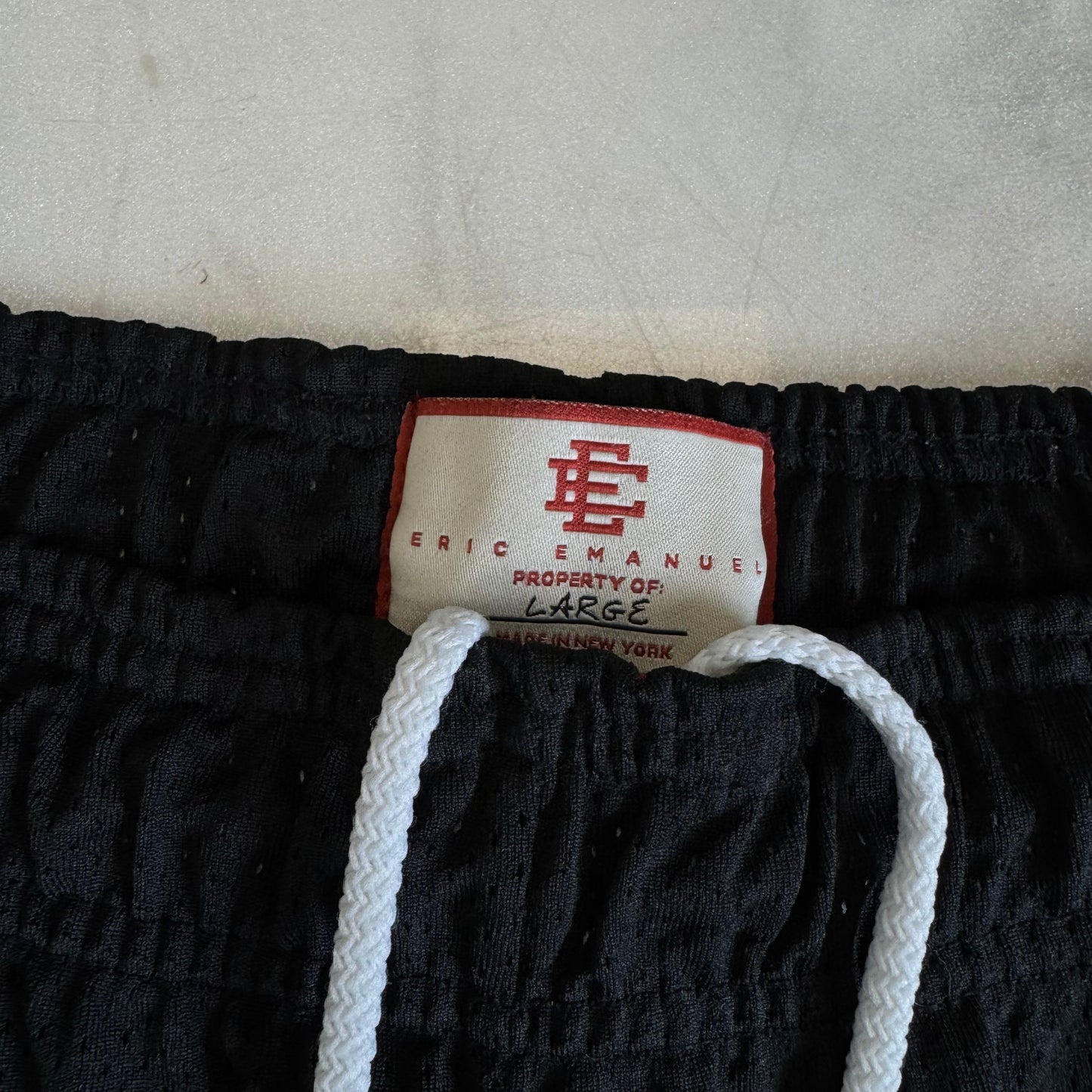 Eric Emanuel Black Mesh Shorts