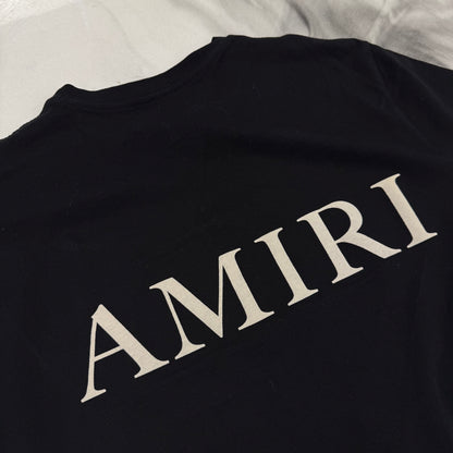 Amiri Logo Tee Black
