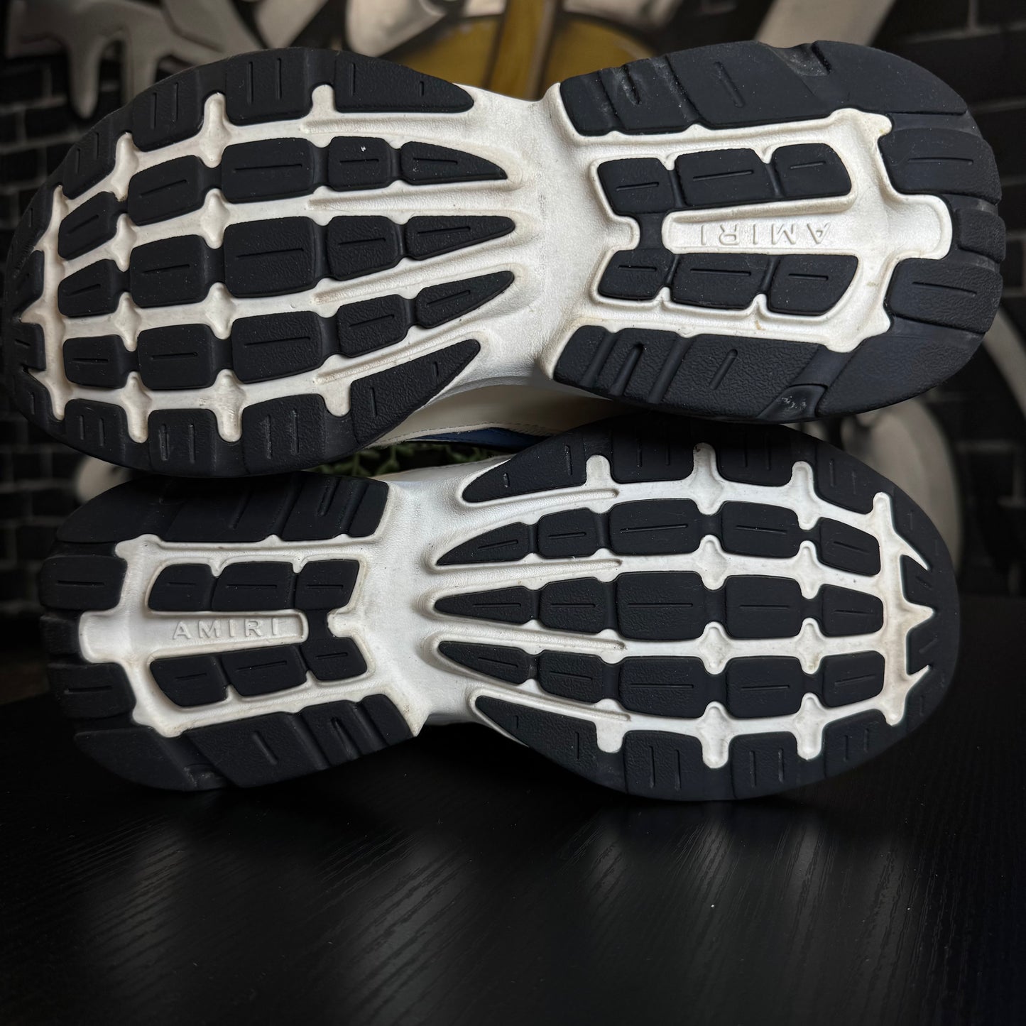 Amiri Bone Runner Grey/Black/Blue