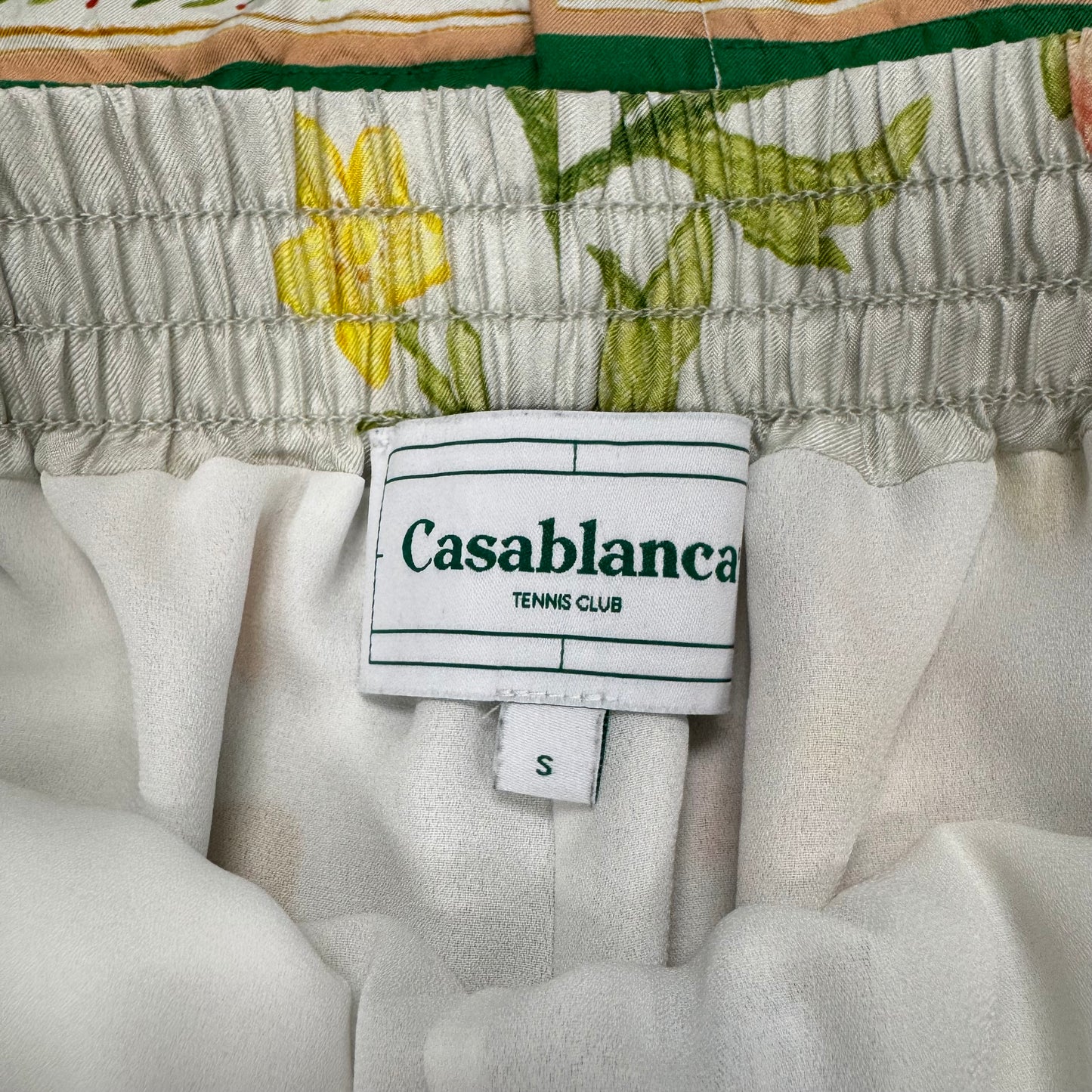 Casablanca L'Arche Fleurie Silk Shirt & Shorts