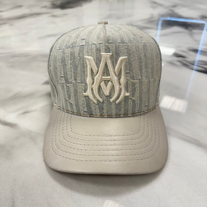 Amiri Jacquard Logo MA Hat Distressed