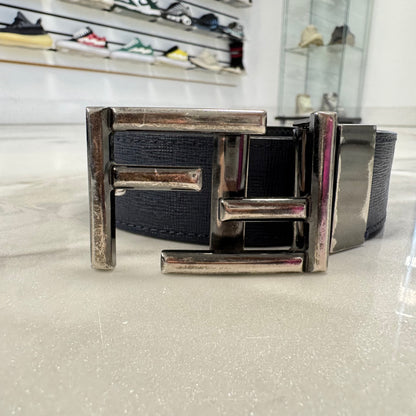 Fendi Reversible Belt Blue/Black