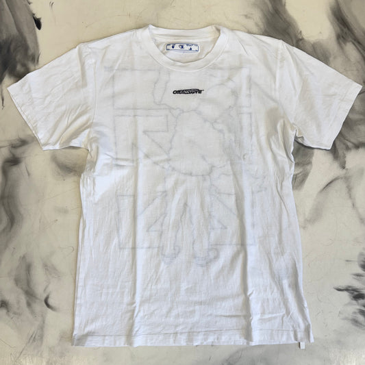 Off White Painting Guy Tee White