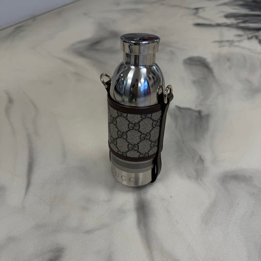 Gucci Steel Bottle With Fabric Holder