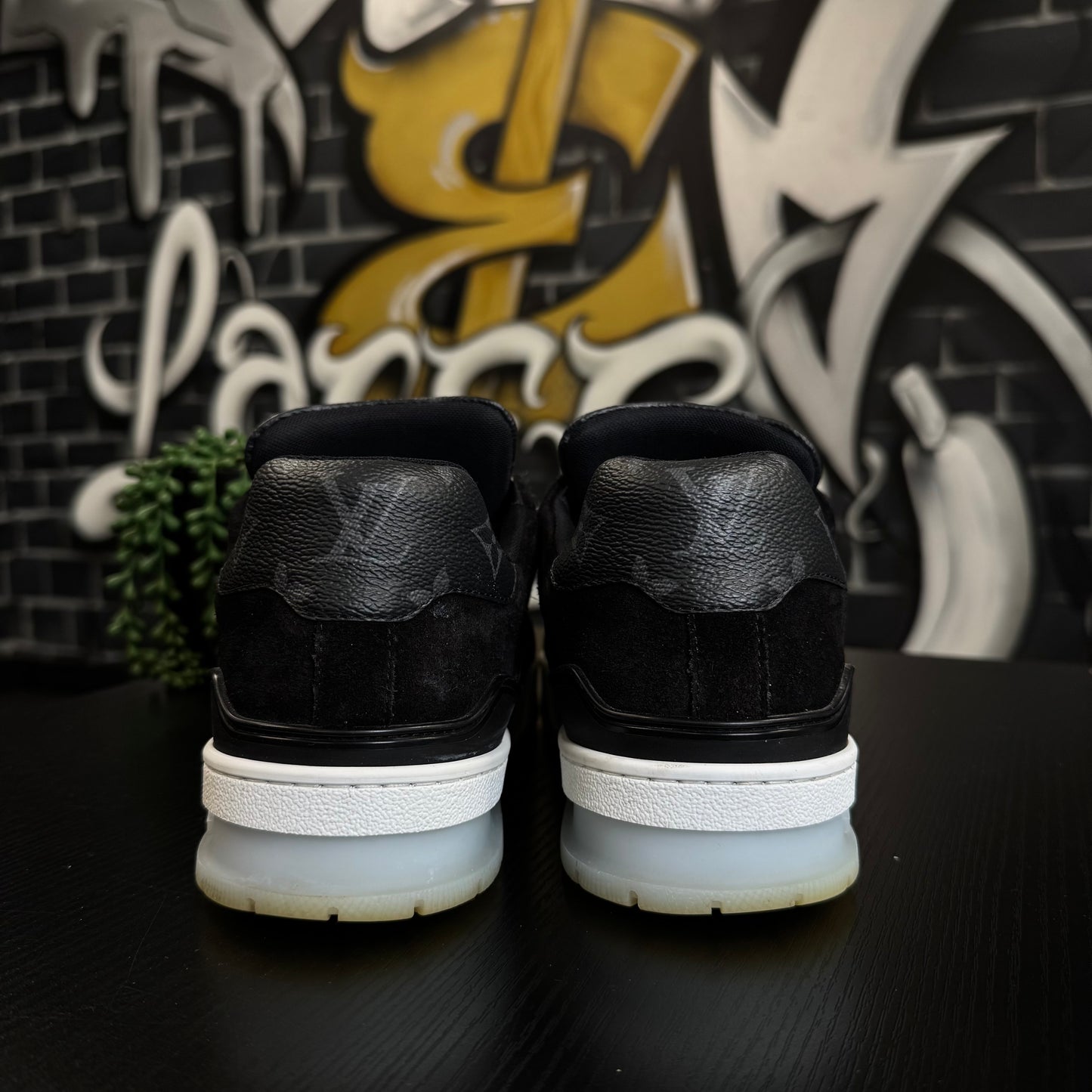 Louis Vuitton Trainer Monogram Black