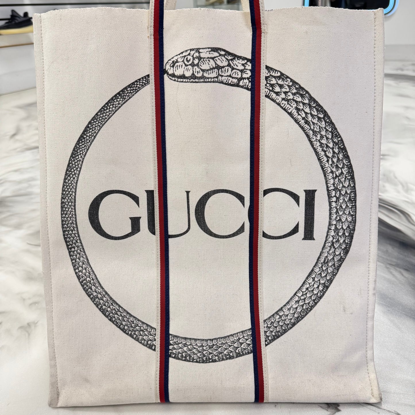 Gucci Snake Tote Bag