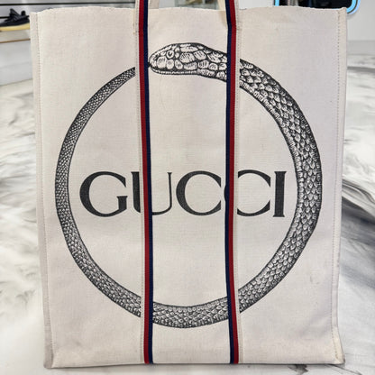 Gucci Snake Tote Bag