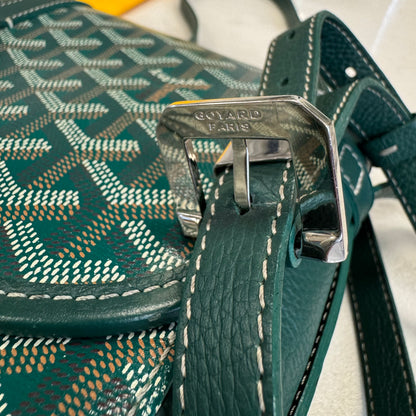 Goyard Belvedere MM Green Messenger Bag