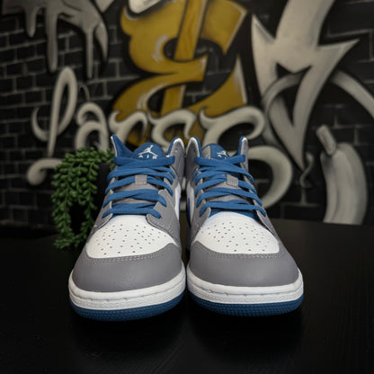 Jordan 1 Mid Cement True Blue