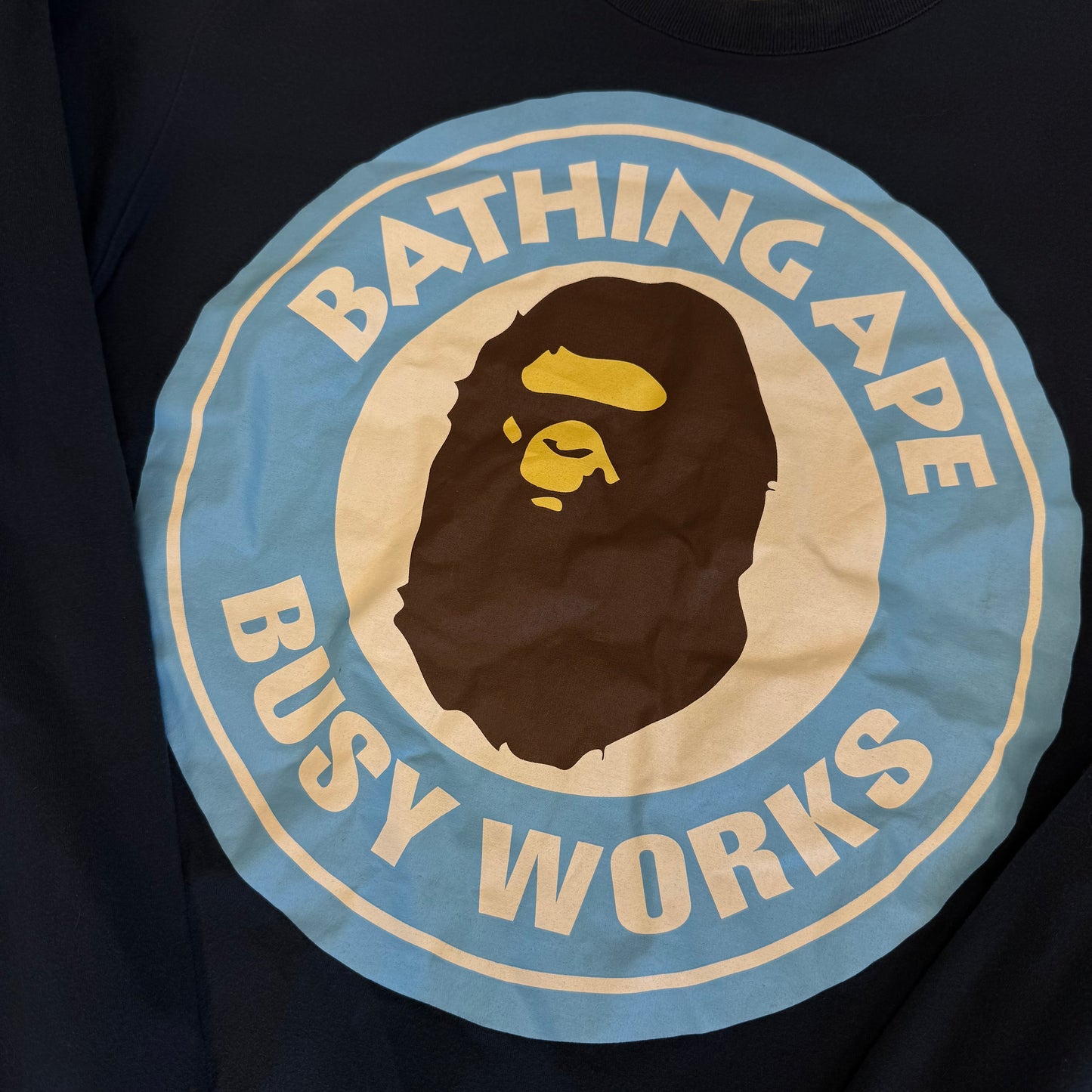 Bape Reversible L/S Navy/Grey