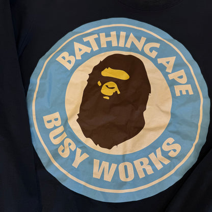 Bape Reversible L/S Navy/Grey