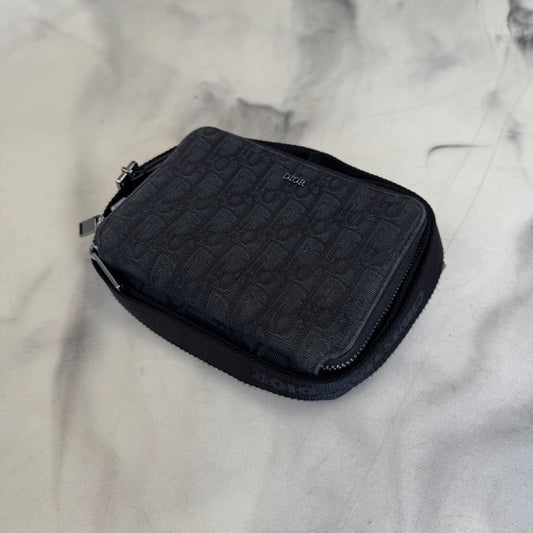 Dior Shoulder Pouch Oblique Black